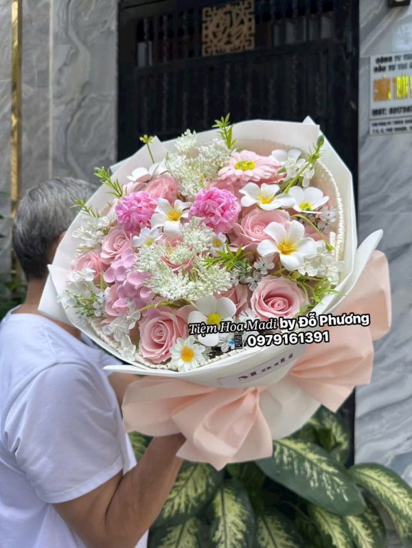 Bó Hoa Sinh Nhật Mix Màu Tươi Tắn