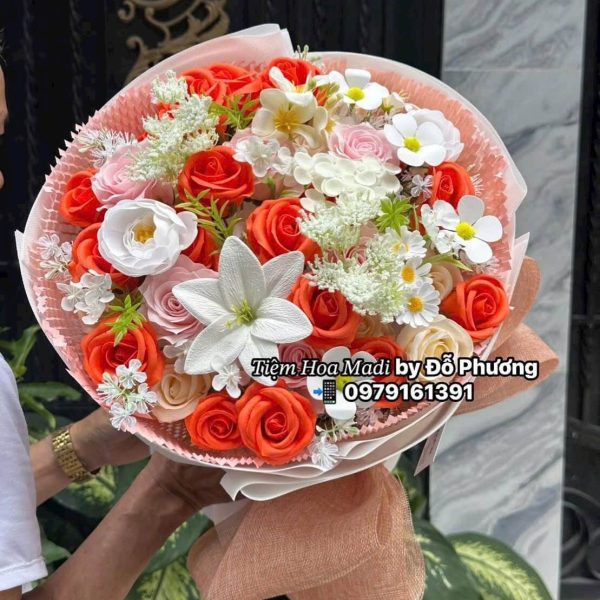 Bó Hoa Sinh Nhật Mix Màu Tươi Tắn
