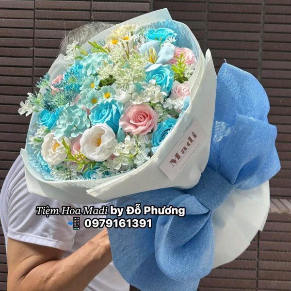 Bó Hoa Sinh Nhật Mix Màu Tươi Tắn