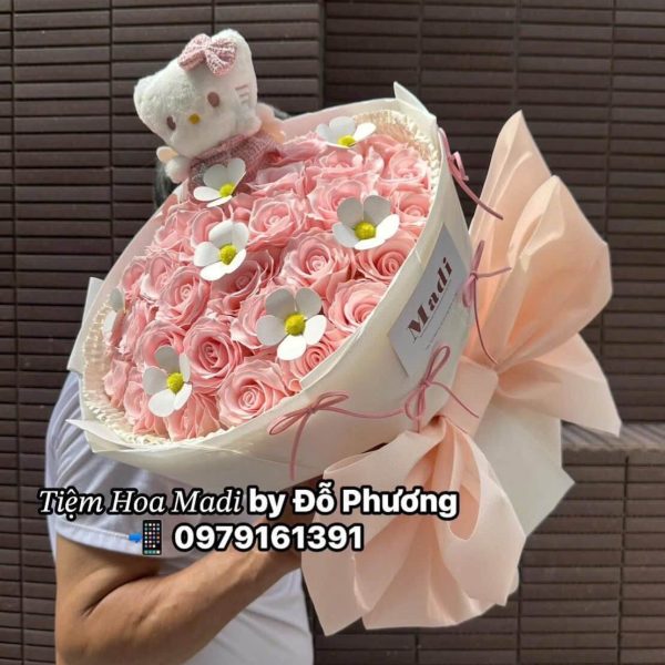 Bó Hoa Sinh Nhật Mix Màu Tươi Tắn