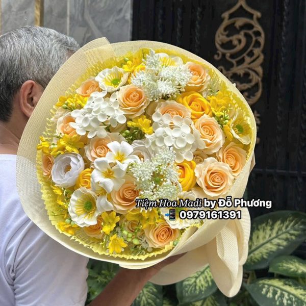 Bó Hoa Sinh Nhật Mix Màu Tươi Tắn