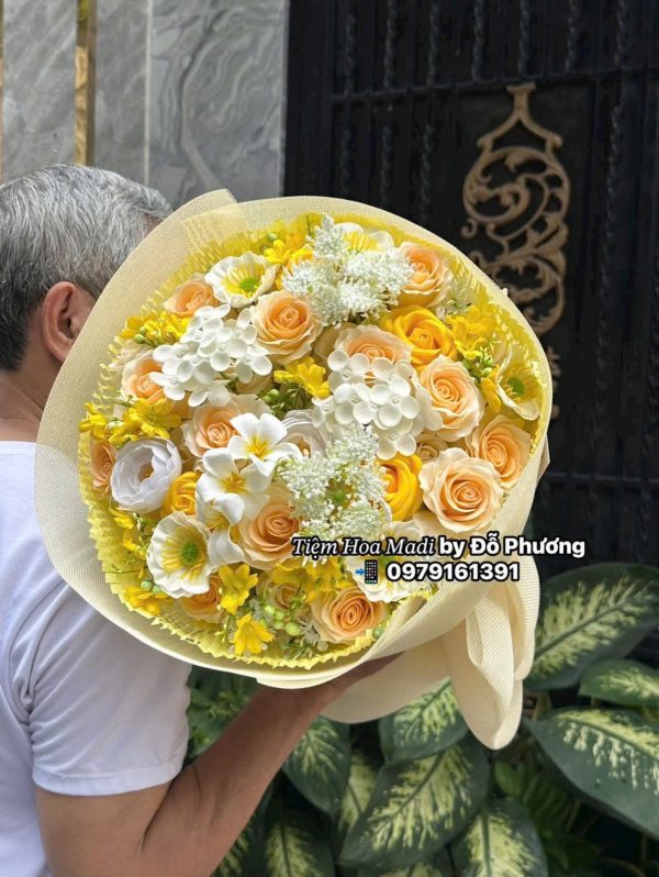 Bó Hoa Sinh Nhật Mix Màu Tươi Tắn