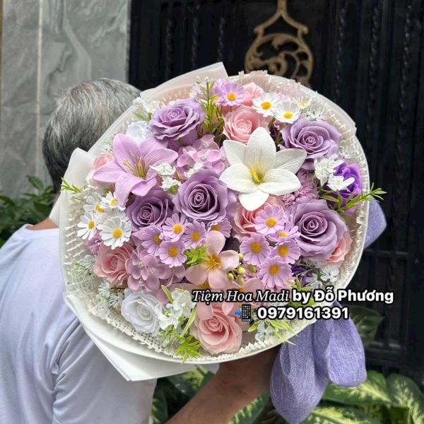 Bó Hoa Sinh Nhật Mix Màu Tươi Tắn