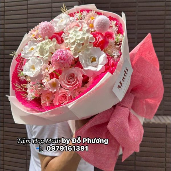 Bó Hoa Sinh Nhật Mix Màu Tươi Tắn