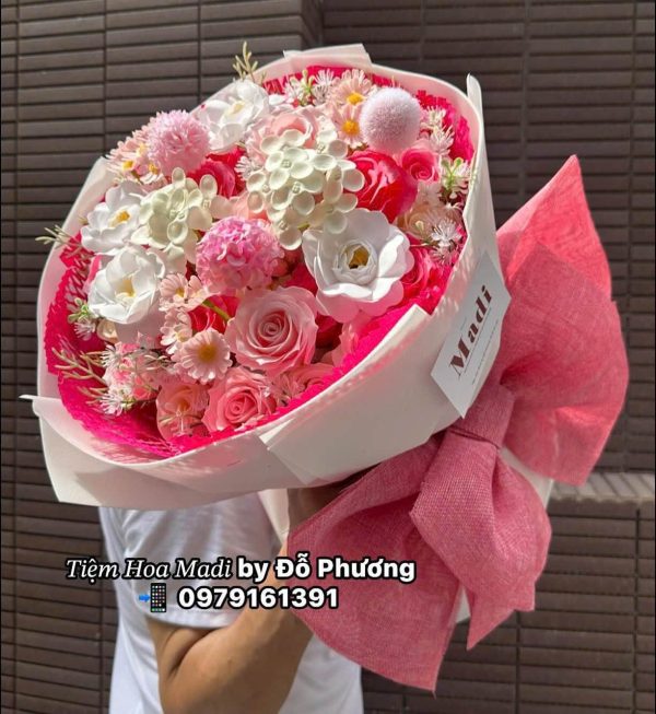 Bó Hoa Sinh Nhật Mix Màu Tươi Tắn