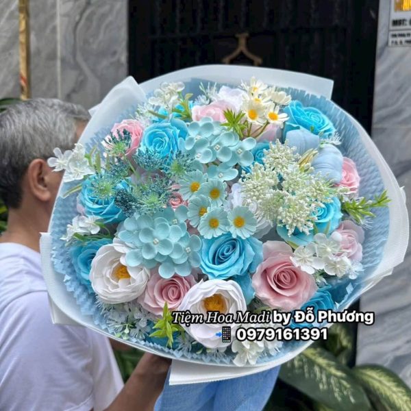 Bó Hoa Sinh Nhật Mix Màu Tươi Tắn