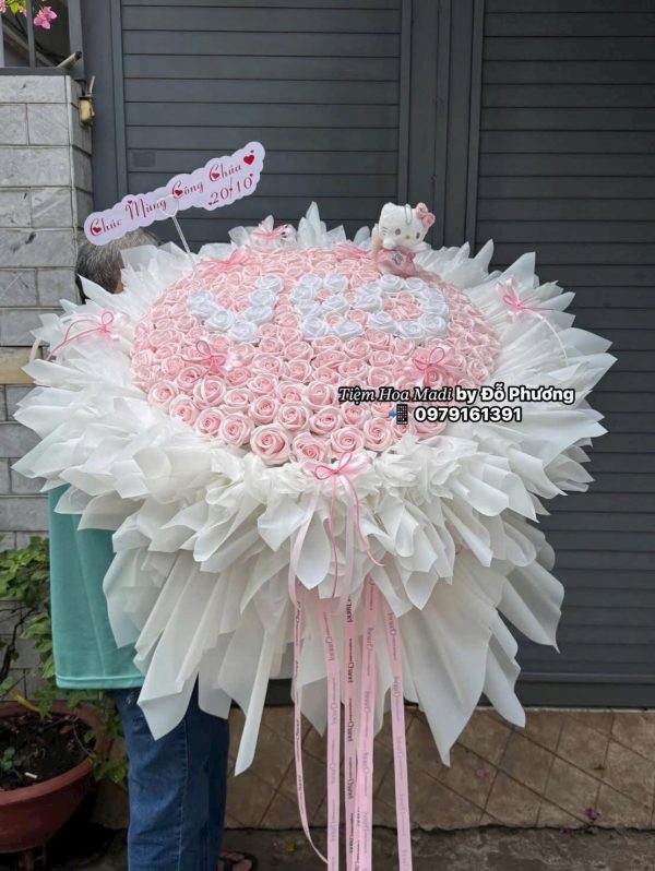 Bó Hoa Sinh Nhật Tone Pastel Hot Trend