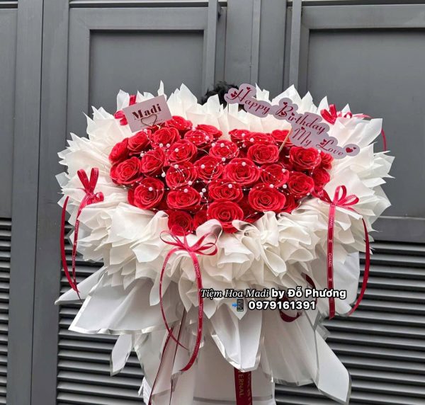 Bó hoa hồng đỏ – Thay lời yêu ngọt ngào 2010