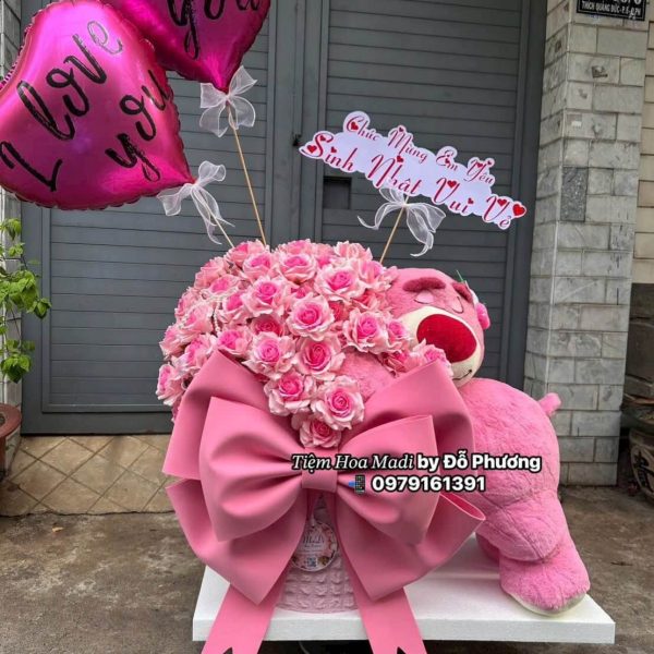 Hoa Gấu Dâu Lotso Gợi Ý Quà Tặng Sinh Nhật Siêu Dễ Thương