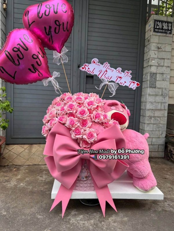 Hoa Gấu Dâu Lotso Gợi Ý Quà Tặng Sinh Nhật Siêu Dễ Thương