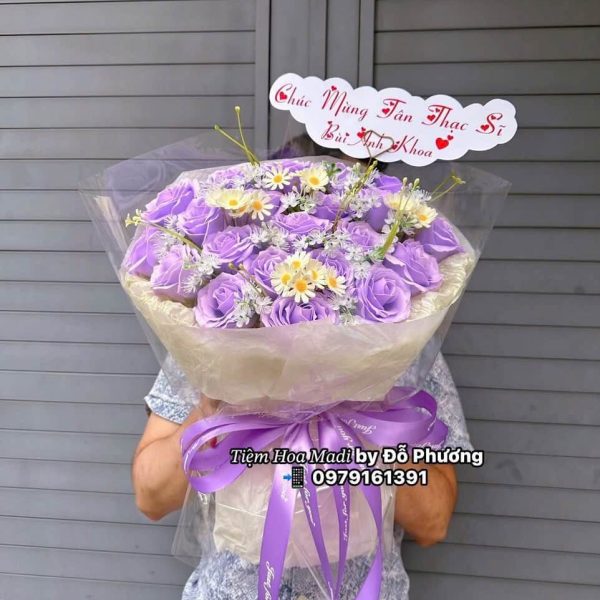 Hoa Sinh Nhật Tone Tím Lãng Mạn Quyến Rũ Và Đầy Cảm Xúc