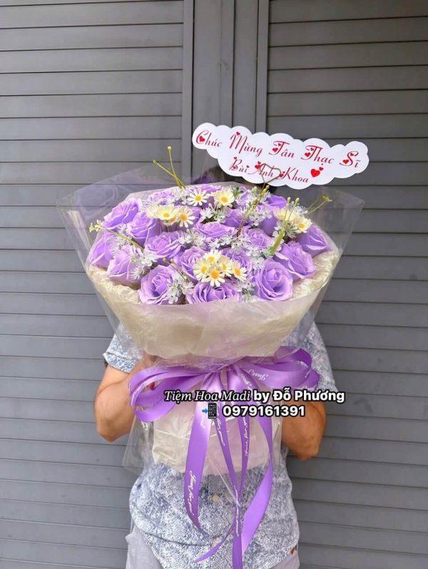 Hoa Sinh Nhật Tone Tím Lãng Mạn Quyến Rũ Và Đầy Cảm Xúc