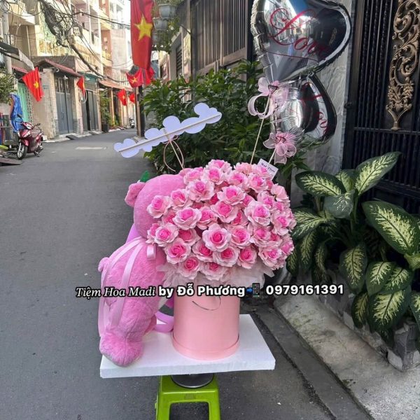 Hoa gấu dâu lotso cao cấp