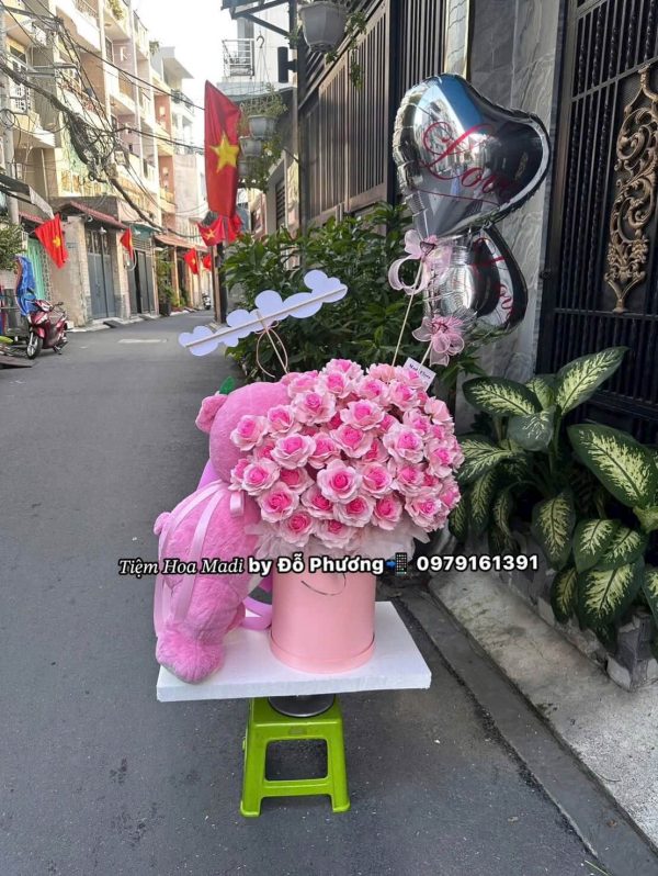 Hoa gấu dâu lotso cao cấp