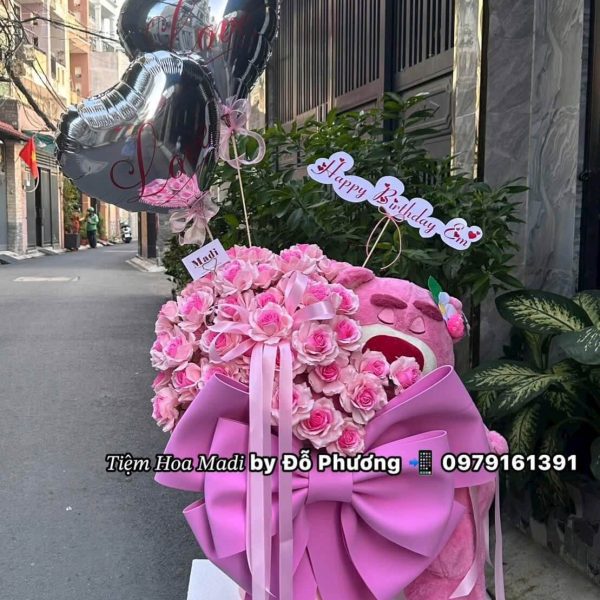 Hoa gấu dâu lotso cao cấp