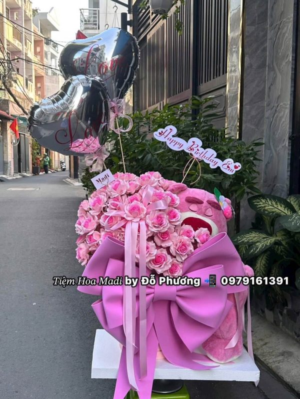 Hoa gấu dâu lotso cao cấp