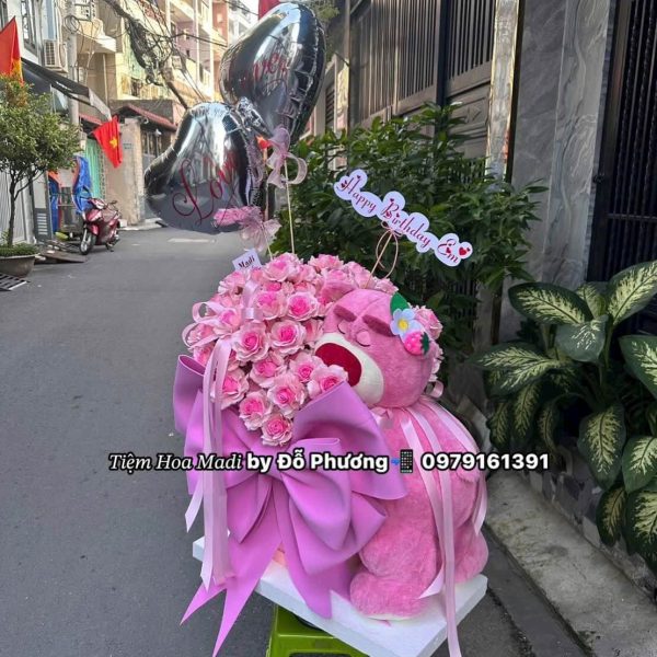 Hoa gấu dâu lotso cao cấp