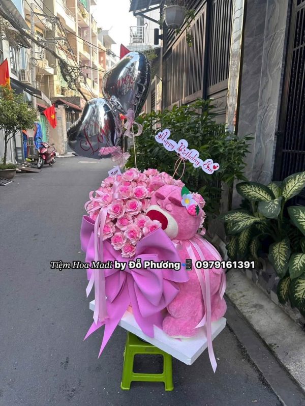 Hoa gấu dâu lotso cao cấp