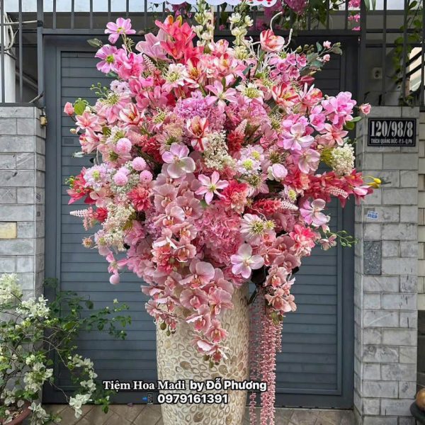 Bình Hoa Lụa Cao Cấp